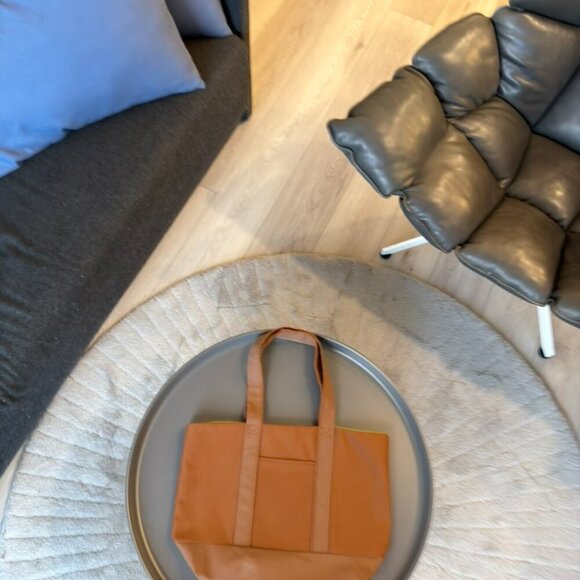 Handmade Linen Tote Bag – Laptop Friendly - Picture 7 of 9